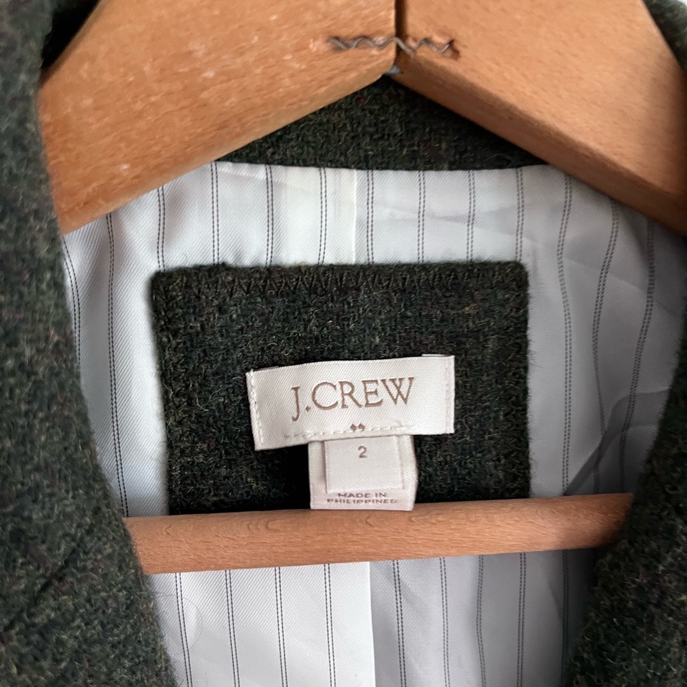 J.Crew Wool Blend Two Button Closure Fitted Blazer - image 6